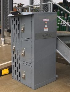 steel locker for pick up orders